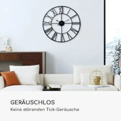 Queensway 80 Wanduhr Metallrahmen Geräuschlos Ø 76 Cm -Haushaltsgeräte Store 10039366 de 0004 logo