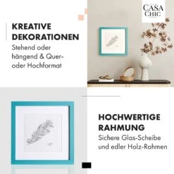 Clapton Bilderrahmen Quadratisch 24,4 X 24,4 Cm Fotos Passepartout Glas -Haushaltsgeräte Store 10039412 de 0003 usp