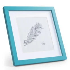 Clapton Bilderrahmen Quadratisch 24,4 X 24,4 Cm Fotos Passepartout Glas