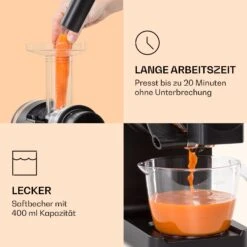 Bella Elegance Saftpresse 200 W 400 Ml BPA-frei 11 Bella Elegance Saftpresse 200 W 400 Ml BPA-frei -Haushaltsgeräte Store 10039899 de 0004 logo