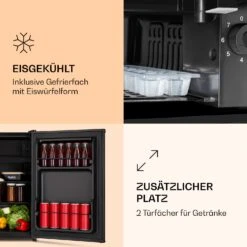 Obsidian Kühlschrank 72 Liter Eisfach Schwarz -Haushaltsgeräte Store 10039911 de 0003 logo