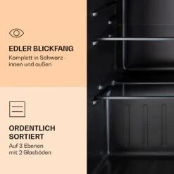 Obsidian Kühlschrank 72 Liter Eisfach Schwarz -Haushaltsgeräte Store 10039911 de 0005 logo