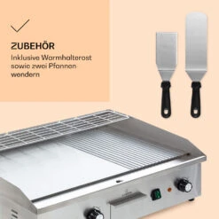 Grillmeile 4400 Elektrogrill Plancha 2x2200W Grillplatte Edelstahl -Haushaltsgeräte Store 10039915 de 0006 logo