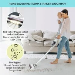 LARMA Staubsauger Kabellos Beutellos Akku 45 Min Laufzeit Max. LED 10 LARMA Staubsauger Kabellos Beutellos Akku 45 Min Laufzeit Max. LED -Haushaltsgeräte Store 10040033 de 0004 logo