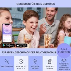 Dolce Bacio Smart Eiscremebereiter Yogurtmaker Kompressor 2 Liter WiFi Touch Edelstahl 10 Dolce Bacio Smart Eiscremebereiter Yogurtmaker Kompressor 2 Liter WiFi Touch Edelstahl -Haushaltsgeräte Store 10040048 de 0003 logo