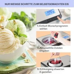 Dolce Bacio Smart Eiscremebereiter Yogurtmaker Kompressor 2 Liter WiFi Touch Edelstahl 11 Dolce Bacio Smart Eiscremebereiter Yogurtmaker Kompressor 2 Liter WiFi Touch Edelstahl -Haushaltsgeräte Store 10040048 de 0004 logo