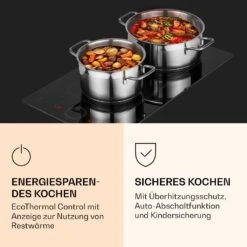 Victoria Domino Induktionskochfeld Einbau 3500W Flexzone Timer -Haushaltsgeräte Store 10040199 de 0005 logo