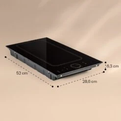 Victoria Domino Induktionskochfeld Einbau 3500W Flexzone Timer -Haushaltsgeräte Store 10040199 yy 0007 dimensions