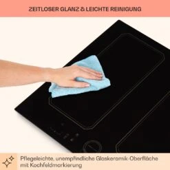 Victoria 4 Flex Induktionskochfeld Einbau 7000W 2 Flexzonen Timer 16 Victoria 4 Flex Induktionskochfeld Einbau 7000W 2 Flexzonen Timer -Haushaltsgeräte Store 10040201 de 0008 usp