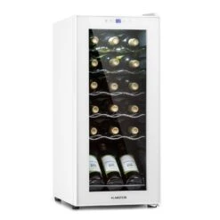 Shiraz 18 Slim Uno Weinkühlschrank 50l 18Fl Touch-Bedienfeld 5-18°C