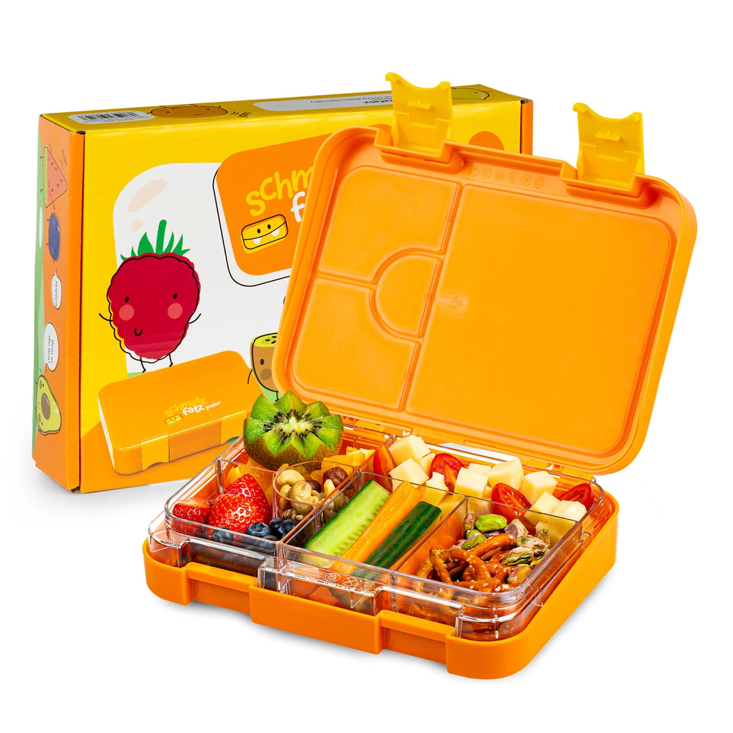 Junior Lunchbox 6 Fächer 21,3 X 15 X 4,5 Cm (BxHxT) BPA-frei 1 Junior Lunchbox 6 Fächer 21,3 X 15 X 4,5 Cm (BxHxT) BPA-frei
