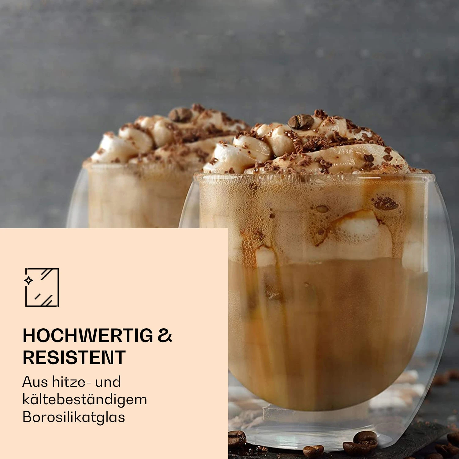 DUOS Jumbo Doppelwandiges Glas | Thermoglas | 2 X 310 Ml & 410 Ml | Trinkglas | Espressoglas, Teeglas, Shotglas | Für Heiße Und Kalte Getränke | Borosilikatglas| Hitze- Und Kältebeständig | Handgemacht | Spülmaschinenfest | Schwebe-Effekt 2 DUOS Jumbo Doppelwandiges Glas | Thermoglas | 2 X 310 Ml & 410 Ml | Trinkglas | Espressoglas, Teeglas, Shotglas | Für Heiße Und Kalte Getränke | Borosilikatglas| Hitze- Und Kältebeständig | Handgemacht | Spülmaschinenfest | Schwebe-Effekt – Bild 2