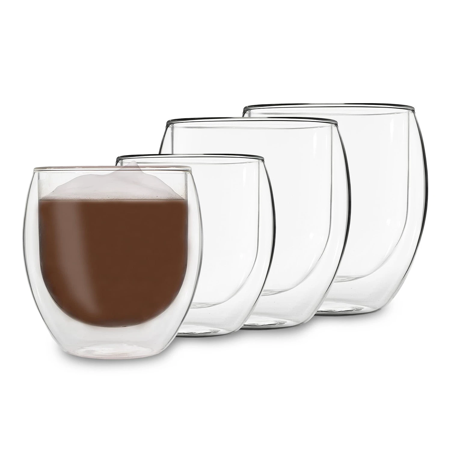 DUOS Jumbo Doppelwandiges Glas | Thermoglas | 2 X 310 Ml & 410 Ml | Trinkglas | Espressoglas, Teeglas, Shotglas | Für Heiße Und Kalte Getränke | Borosilikatglas| Hitze- Und Kältebeständig | Handgemacht | Spülmaschinenfest | Schwebe-Effekt 1 DUOS Jumbo Doppelwandiges Glas | Thermoglas | 2 X 310 Ml & 410 Ml | Trinkglas | Espressoglas, Teeglas, Shotglas | Für Heiße Und Kalte Getränke | Borosilikatglas| Hitze- Und Kältebeständig | Handgemacht | Spülmaschinenfest | Schwebe-Effekt