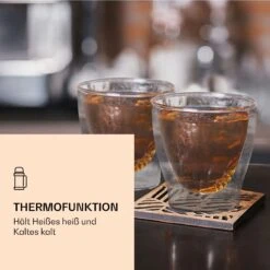 DUOS Doppelwandiges Glas 80 Ml Trinkglas Espresso Borosilikatglas -Haushaltsgeräte Store 10040370 de 0004 logo