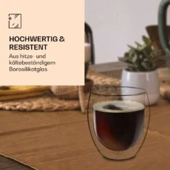 DUOS Jumbo Doppelwandiges Thermoglas 310ml Borosilikatglas Handgemacht -Haushaltsgeräte Store 10040374 de 0003 logo