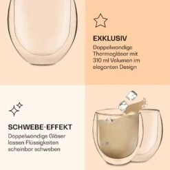 DUOS Jumbo Doppelwandiges Thermoglas 310ml Borosilikatglas Handgemacht -Haushaltsgeräte Store 10040374 de 0005 logo