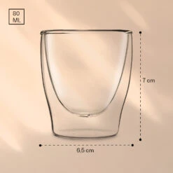 DUOS Doppelwandiges Glas 80 Ml Thermofunktion Inkl. Edelstahl-Löffel -Haushaltsgeräte Store 10040384 yy 0007 logo