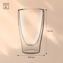 DUOS Doppelwandiges Glas 400 Ml Thermofunktion Inkl. Edelstahl-Löffel 13 DUOS Doppelwandiges Glas 400 Ml Thermofunktion Inkl. Edelstahl-Löffel -Haushaltsgeräte Store 10040395 yy 0007 logo