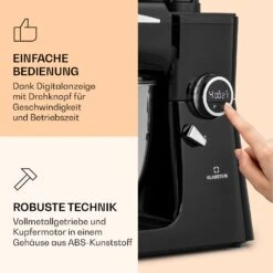 Renata Rossa Küchenmaschine 3-in-1 2000W 2,7PS 5Ltr Edelstahl BPA-frei 10 Renata Rossa Küchenmaschine 3-in-1 2000W 2,7PS 5Ltr Edelstahl BPA-frei -Haushaltsgeräte Store 10040500 de 0003 logo