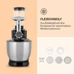 Renata Rossa Küchenmaschine 3-in-1 2000W 2,7PS 5Ltr Edelstahl BPA-frei 12 Renata Rossa Küchenmaschine 3-in-1 2000W 2,7PS 5Ltr Edelstahl BPA-frei -Haushaltsgeräte Store 10040500 de 0005 logo
