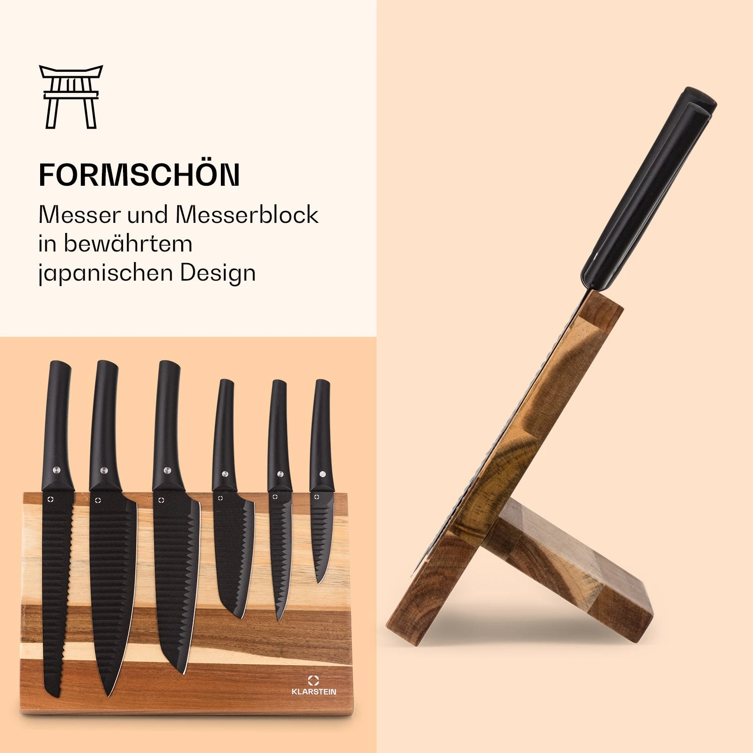 Kissaki Messerset Magnetisch Antihaftversiegelung Wellenform 5 Kissaki Messerset Magnetisch Antihaftversiegelung Wellenform – Bild 5