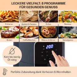 Crisp-Pro Heißluftfritteuse Air Fryer 1400W 3,5 Ltr 8 Programme Timer 8 Crisp-Pro Heißluftfritteuse Air Fryer 1400W 3,5 Ltr 8 Programme Timer -Haushaltsgeräte Store 10040701 de 0003 logo