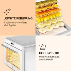 Shaftesbury Dörrautomat 700W Timer-Funktion 35-85°C Digitales Touch-Display -Haushaltsgeräte Store 10040728 de 0005 logo