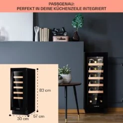 Vinovilla 20 Built-In Weinkühlschrank 50l / 20 Flaschen Glastür Edelstahl -Haushaltsgeräte Store 10040729 de 0006 logo