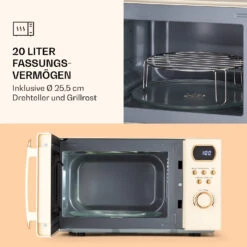 Julieta Mikrowelle Mit Grill 20l 700 / 800 W Ø25,5cm 8 Programme -Haushaltsgeräte Store 10040731 de 0004 logo