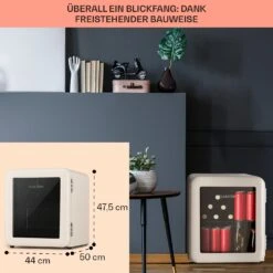 PopLife 48 Getränkekühler Kühlschrank 0-10 °C Retro-Design -Haushaltsgeräte Store 10040737 de 0006 usp