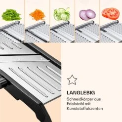 Mandoline Küchenhobel Inkl. Wellenschnitt Edelstahl 1 Bis 9 Mm Julienne-Schneider 8 Mandoline Küchenhobel Inkl. Wellenschnitt Edelstahl 1 Bis 9 Mm Julienne-Schneider -Haushaltsgeräte Store 10040836 de 0003 logo