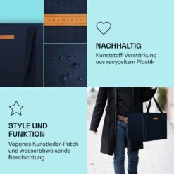 Einkaufstasche 3er Set Wiederverwendbar Waschbar Faltbar Verstärkt -Haushaltsgeräte Store 10040847 de 0003 logo