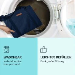 Einkaufstasche 3er Set Wiederverwendbar Waschbar Faltbar Verstärkt -Haushaltsgeräte Store 10040847 de 0004 logo