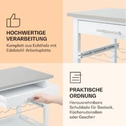 Vermont Servierwagen Küchenwagen 5 Etagen Holz Edelstahl Mobil 11 Vermont Servierwagen Küchenwagen 5 Etagen Holz Edelstahl Mobil -Haushaltsgeräte Store 10041118 de 0005 logo