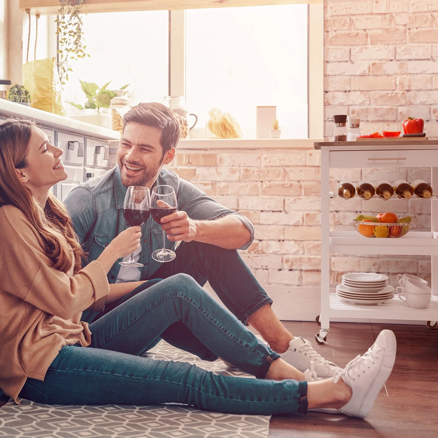 Vermont Servierwagen Küchenwagen 5 Etagen Holz Edelstahl Mobil 2 Vermont Servierwagen Küchenwagen 5 Etagen Holz Edelstahl Mobil – Bild 2