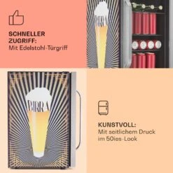 Beersafe 70 Birra Edition Kühlschrank 70 Ltr 3 Böden Glastür Edelstahl 11 Beersafe 70 Birra Edition Kühlschrank 70 Ltr 3 Böden Glastür Edelstahl -Haushaltsgeräte Store 10041177 de 0004 usp