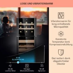 El Dorado 89 Humidor & Weinkühlschrank Touch 89L LED -Haushaltsgeräte Store 10041276 de 0003 logo