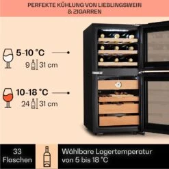 El Dorado 89 Humidor & Weinkühlschrank Touch 89L LED -Haushaltsgeräte Store 10041276 de 0004 logo