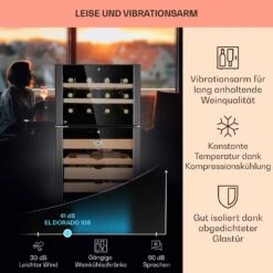 El Dorado 108 Humidor & Weinkühlschrank Touch 108L LED -Haushaltsgeräte Store 10041277 de 0003 logo