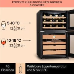 El Dorado 108 Humidor & Weinkühlschrank Touch 108L LED -Haushaltsgeräte Store 10041277 de 0004 logo