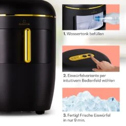 Passau Eiswürfelmaschine 2 Größen 15 Kg/24 H Auto-Clean 10 Passau Eiswürfelmaschine 2 Größen 15 Kg/24 H Auto-Clean -Haushaltsgeräte Store 10041343 de 0004 logo