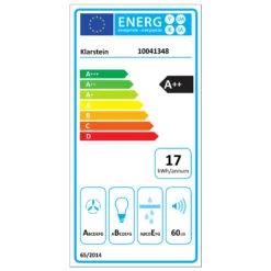 Royal Flush Eco Dunstabzugshaube 60 Cm 576 M³/h A+ -Haushaltsgeräte Store 10041348 energy label