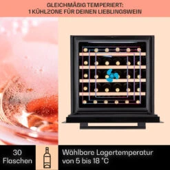 Vinsider 30 Built-In Uno Einbau-Weinkühlschrank 30 Flaschen 77 Ltr Edelstahl 11 Vinsider 30 Built-In Uno Einbau-Weinkühlschrank 30 Flaschen 77 Ltr Edelstahl -Haushaltsgeräte Store 10041357 de 0003 usp
