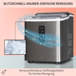 Albaron Supreme Eiswürfelmaschine Bullet 12kg/24h 1,5 Ltr Edelstahl -Haushaltsgeräte Store 10041360 de 0005 logo