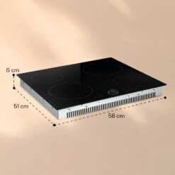 Magnichef 4 Einbaukochfeld Induktion 4 Zonen 7000W Glaskeramik 17 Magnichef 4 Einbaukochfeld Induktion 4 Zonen 7000W Glaskeramik -Haushaltsgeräte Store 10041380 yy 0009 dimensions