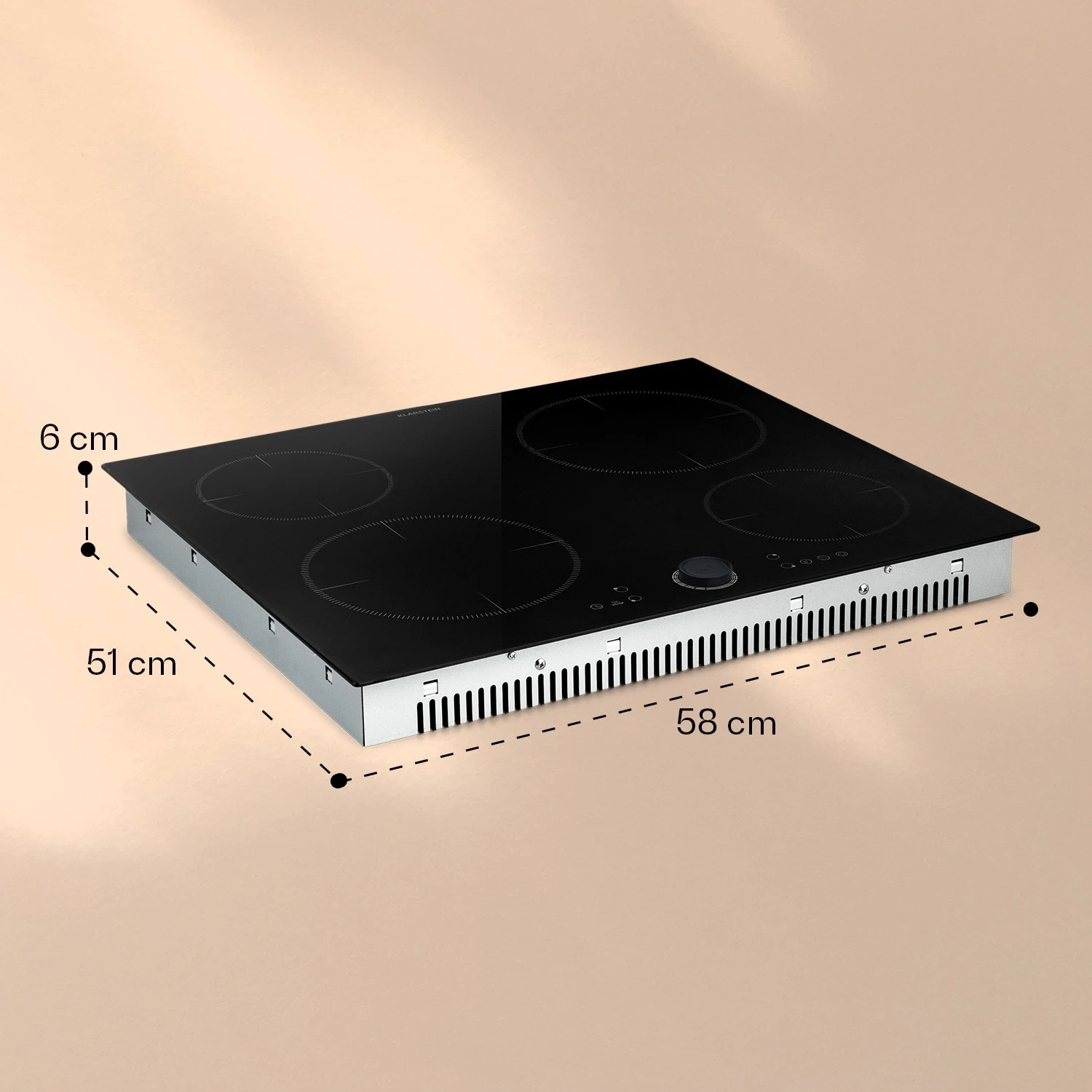 Magnichef 4 Einbaukochfeld Induktion 4 Zonen 7000W Glaskeramik 9 Magnichef 4 Einbaukochfeld Induktion 4 Zonen 7000W Glaskeramik – Bild 9