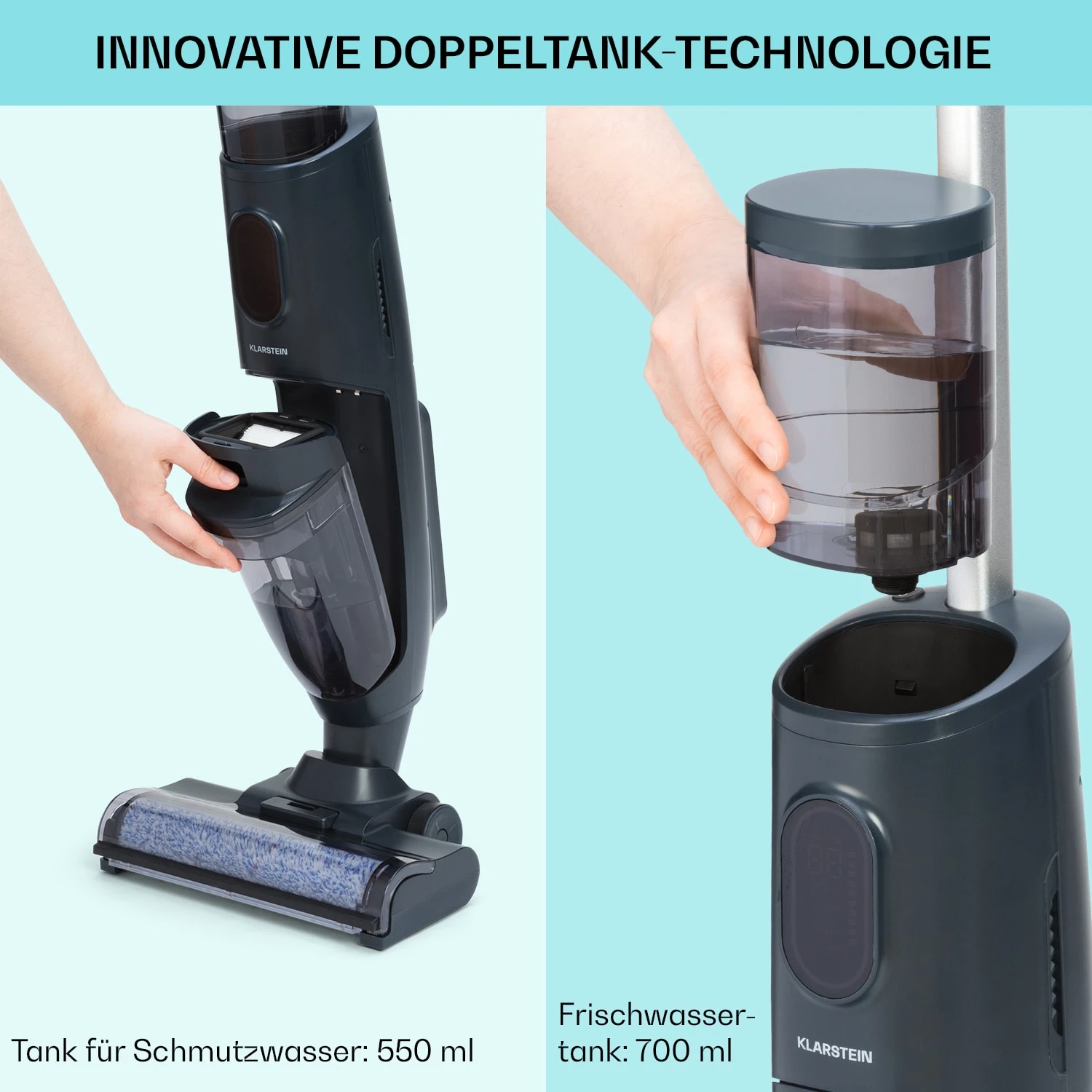 Caswell Plus Nass-/Trockensauger Kabellos Akkubetrieben LED-Display 7 Caswell Plus Nass-/Trockensauger Kabellos Akkubetrieben LED-Display – Bild 7