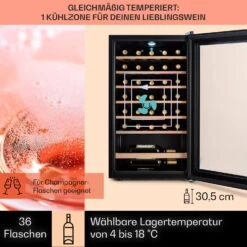 Barossa 32 Uno Weinkühlschrank 1 Zone 95 Liter / 36 Flaschen Touch-Display 11 Barossa 32 Uno Weinkühlschrank 1 Zone 95 Liter / 36 Flaschen Touch-Display -Haushaltsgeräte Store 10041395 de 0003 usp