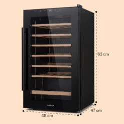 Barossa 32 Uno Weinkühlschrank 1 Zone 95 Liter / 36 Flaschen Touch-Display 16 Barossa 32 Uno Weinkühlschrank 1 Zone 95 Liter / 36 Flaschen Touch-Display -Haushaltsgeräte Store 10041395 yy 0008 dimensions