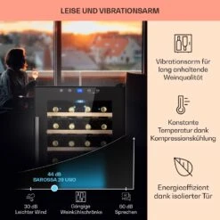 Barossa 29 Uno Weinkühlschrank 1 Zone 88 Ltr / 28 Fl Touch-Display -Haushaltsgeräte Store 10041397 de 0004 usp